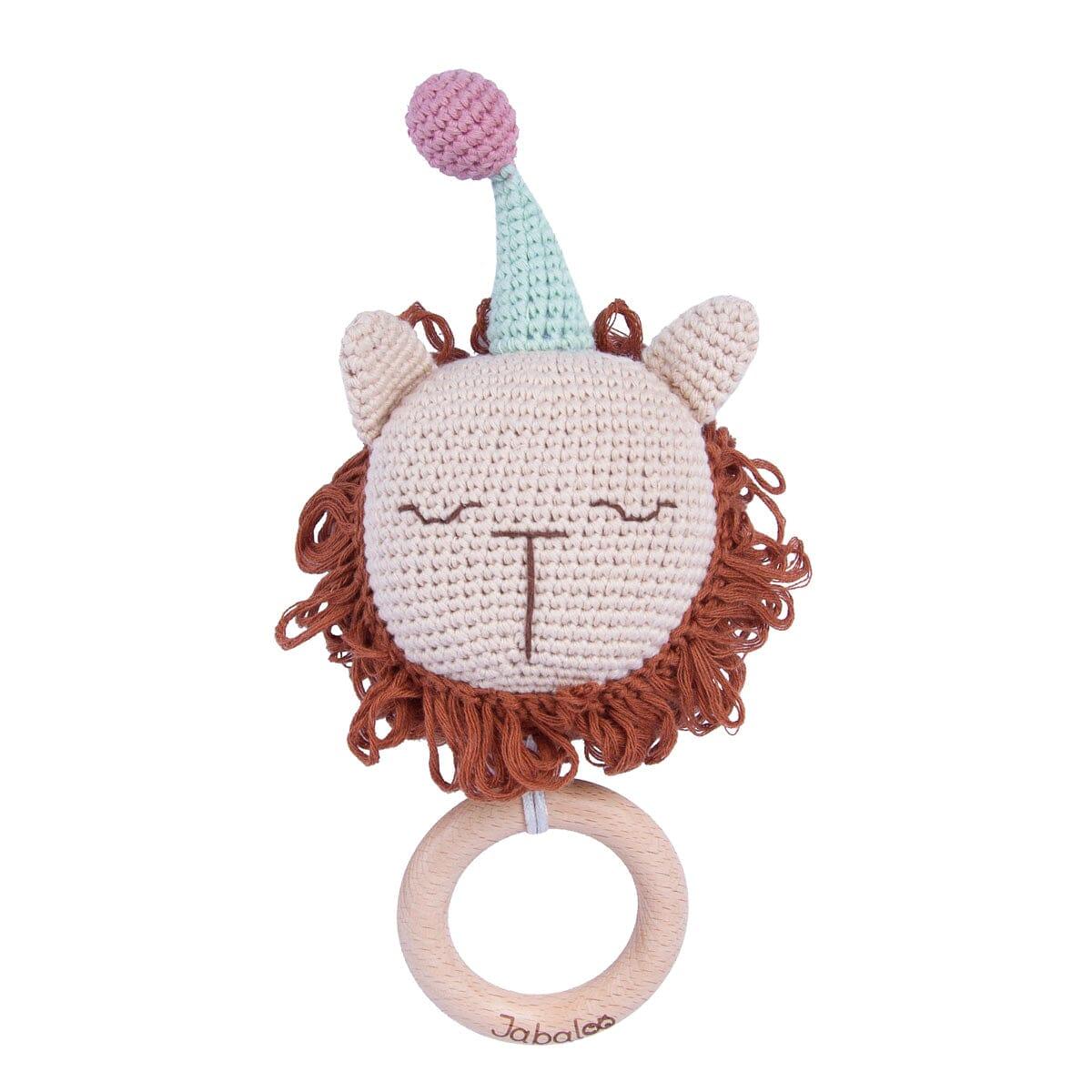 Sleeping Crochet Lion Music Box