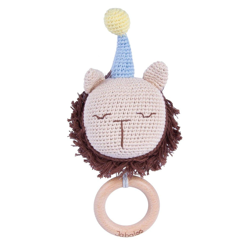 Sleeping Crochet Lion Music Box
