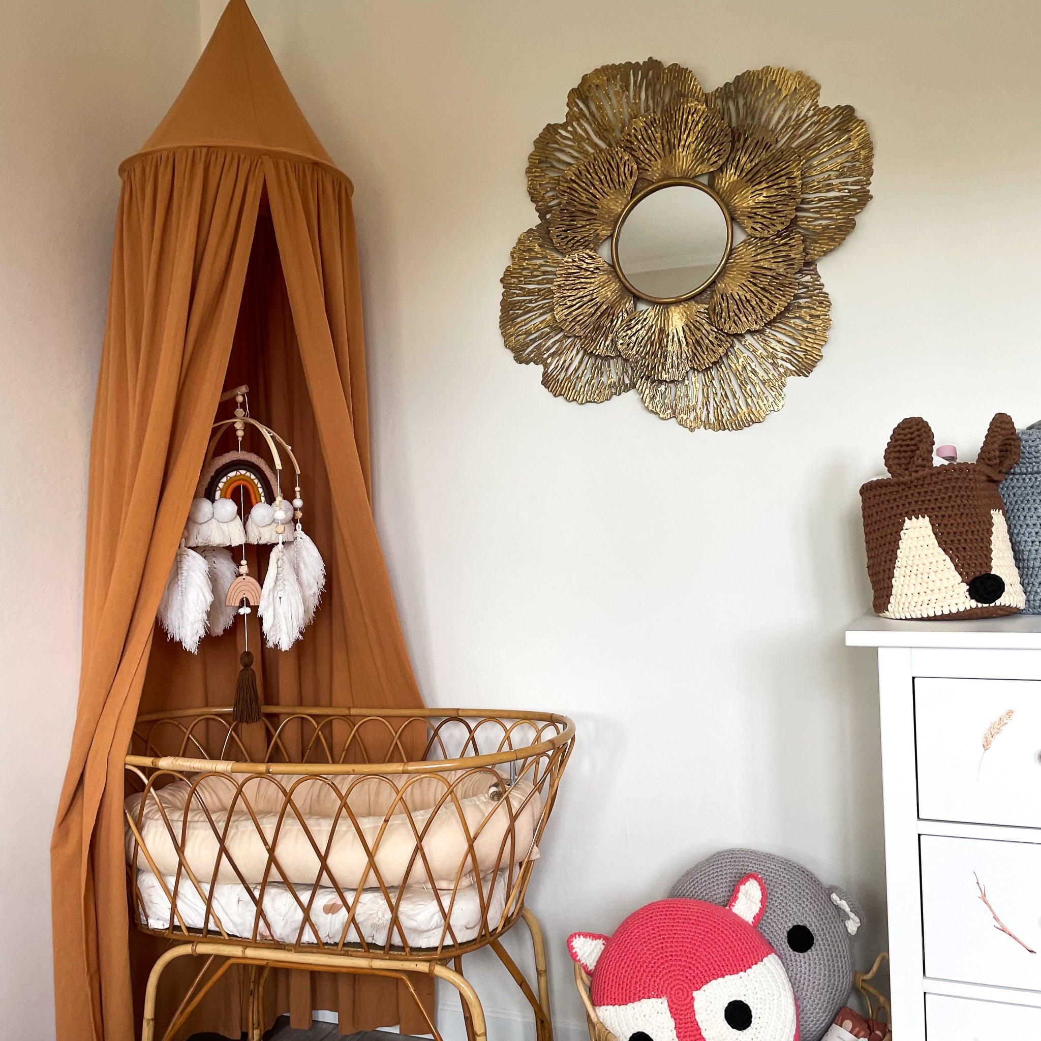 Handmade Vintage Nursery Mobile |  Fairytale Rainbow