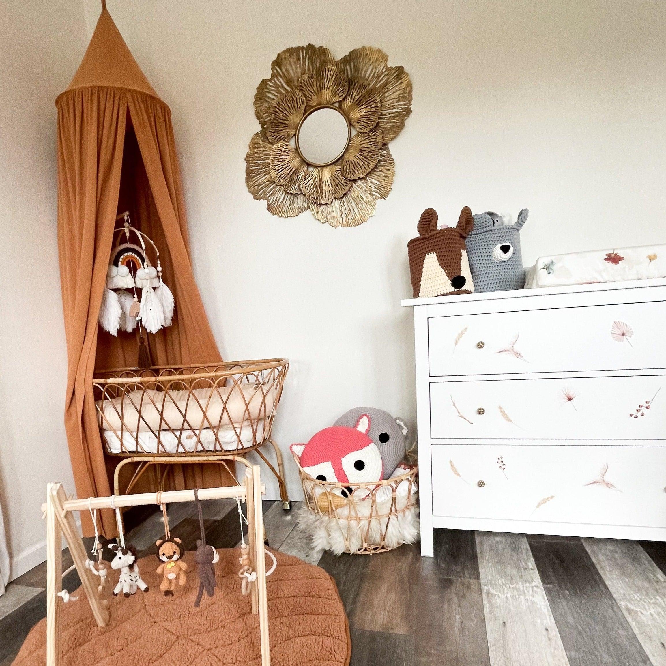 Handmade Vintage Nursery Mobile |  Fairytale Rainbow