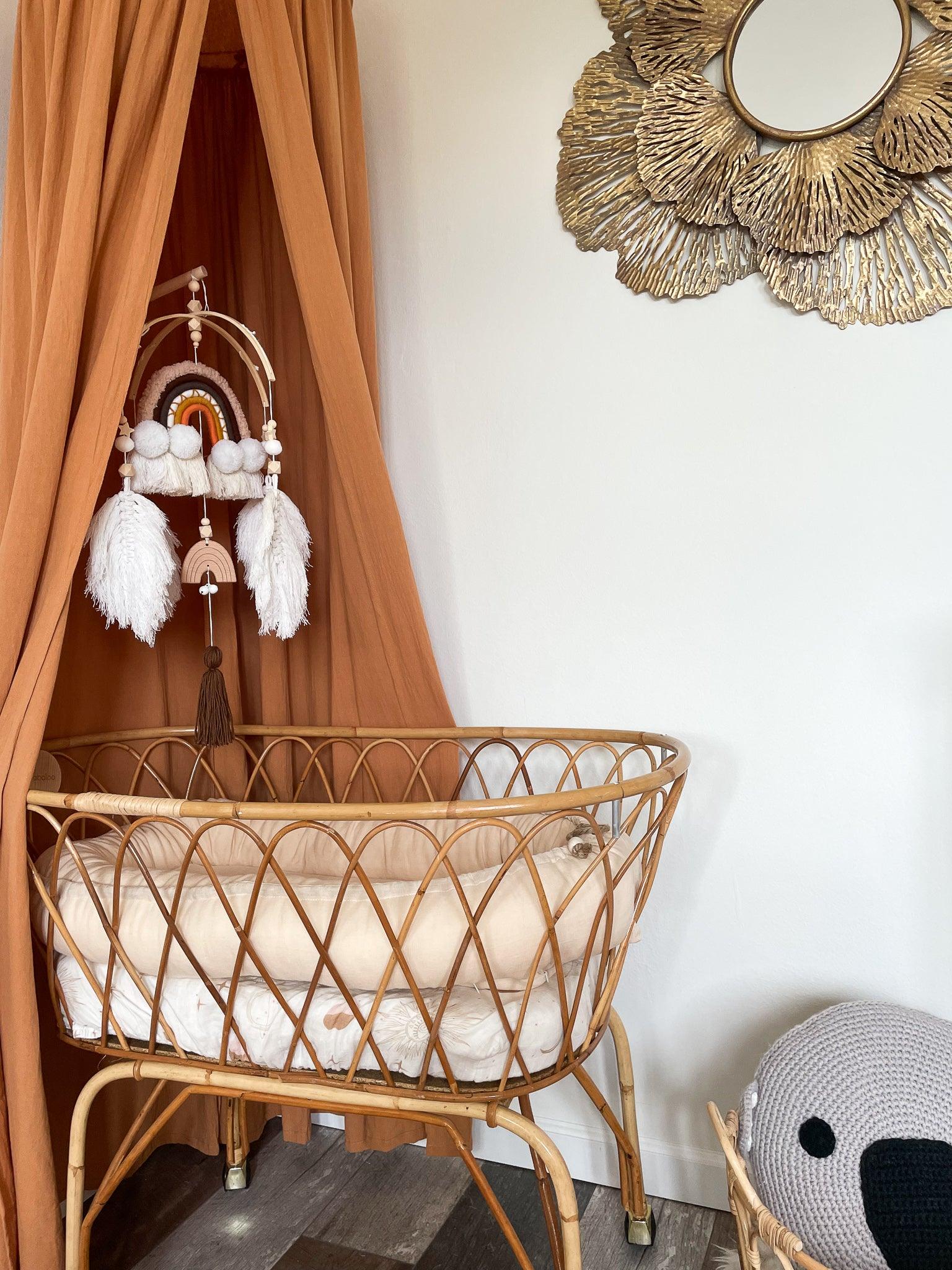 Handmade Vintage Nursery Mobile |  Fairytale Rainbow